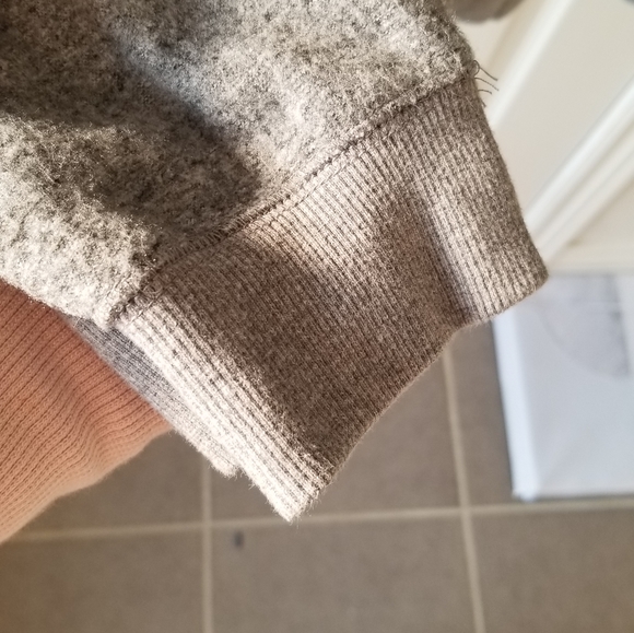 Men's fleece shawl collar sweater - Picture 3 of 3